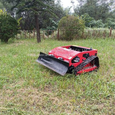 remote control mower with tracks, China cordless brush cutter price, remote mower for hills for sale