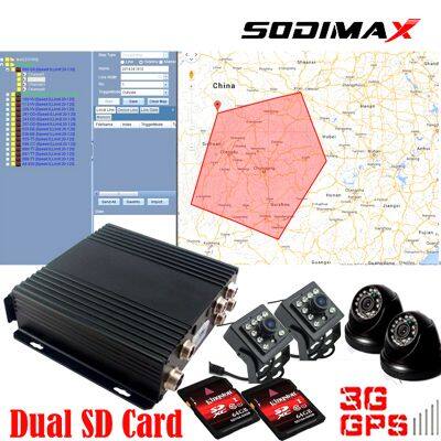 SD Card GPS Positioning Vehicle Mobile DVR Real Time Monitoring Car Recorder MDVR photo-4