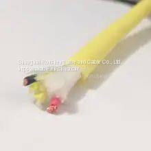 Tensile flexible anti-seawater cable Underwater towing Zero buoyancy cable cable PUR polyurethane 8-core monitoring cable