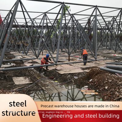 Arched Grid Structure Steel Grid Space Frame Construction Building