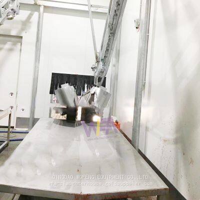 Support Customization Goat Slaughter Machine V Shaped Killing Table for Slaughtering Equipment photo-2