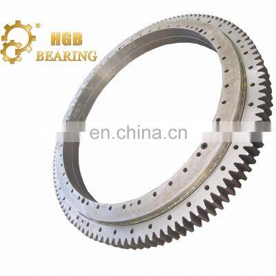 China high quality four point contact ball HS6-43E1Z slewing ring bearing