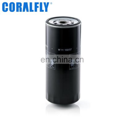 Oil filter w11102/37 w11102-34 w11102 w11102-35 w11102/36 w11102/4 w11102/7 for mann oil filter w11102 filtro do  w11102 4