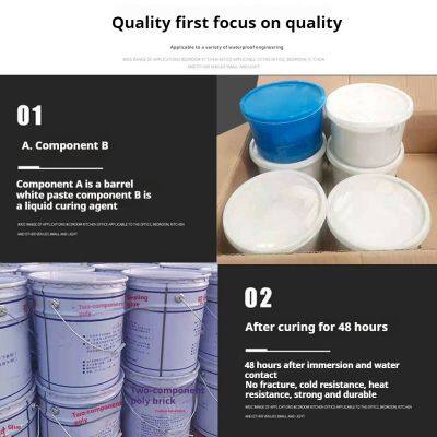 Two-component Sealant Paste Construction Tunnel Expansion Joints Embedded Seams Polysulfide Sealing Paste AB-component Polyurethane Sealing Paste photo-3