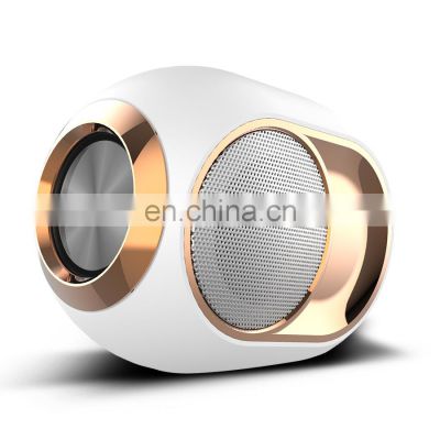 Wholesale Outdoor Smart Gold Egg Loudspeaker Box Stereo Bocina Hifi Outdoor Wireless Bt Mini Speaker