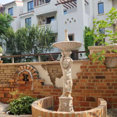 Reclaimed Old Fire Brick Tile for Fireplace Wall Cladding, 22mm Thickness photo-5