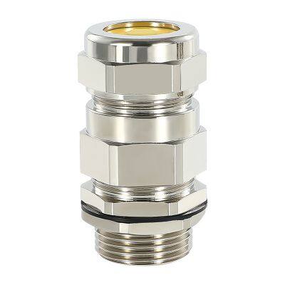 Exd Exe Extb M20 Metal Cable Gland Stainless Steel Explosion Proof for Armoured Cable Double Seal Compression