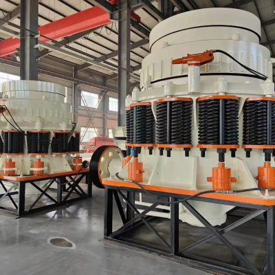 Spring cone crusher, compound cone crusher, symons cone crusher for hard stone production line, ballast crushing plant