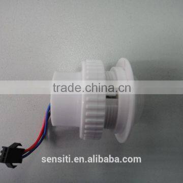 Small PIR motion sensor fitting in ceiling lamp