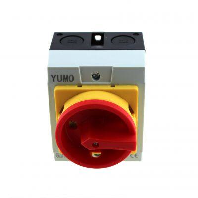 YUMO GLD12-20A Manual Changeover Switch Outdoor Use IP65 Waterproof 20A Rating photo-2