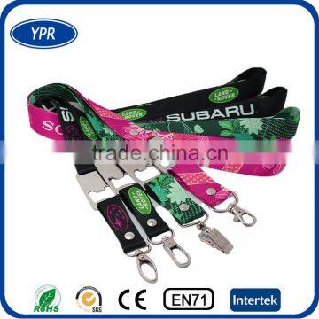 corporate anniversary gifts cheap custom Sublimation lanyard with logo