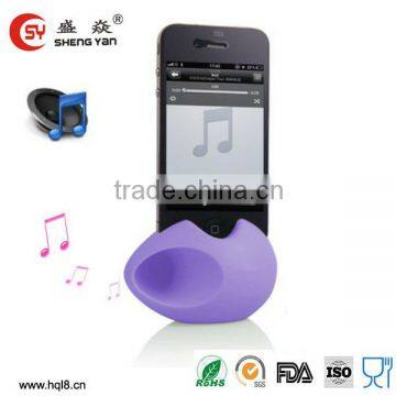 2014 best selling silicone silicone cell phone sound amplifier