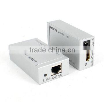 High resolution with 1080P 3D supported 60M by Single Network Cable HDMI extender