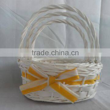 white&pink decoration basket