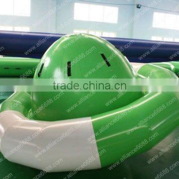 Rotating Top inflatable water toys in swimming pool