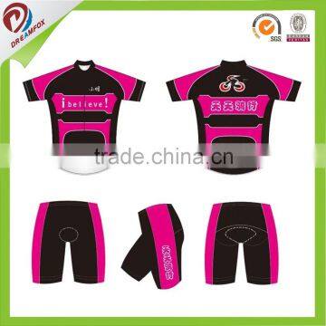 polyester quick dry custom team cycling clothing china