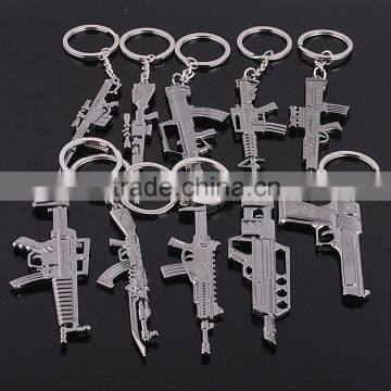 Gun Keychain rob game Cross Fire props imitation guns Keychain creative Keychain