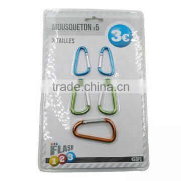 Aluminum Alloy Metal Carabiner Keychain Hook