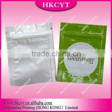 Raw Material Reasealable Seeds Packing Bag