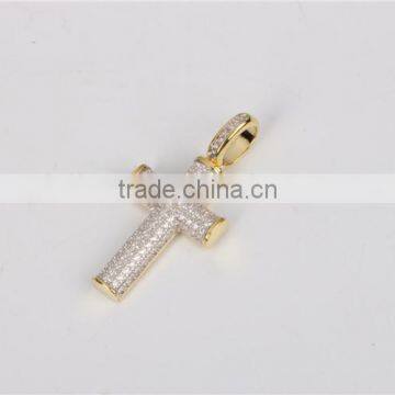 Fashion Wedding 925 Pure Silver Cross Pendant Religious Jewelry photo-3