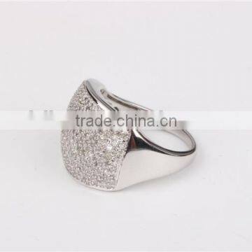 Custom Design Accepting Silver Love Ring Four Finger Ring photo-5