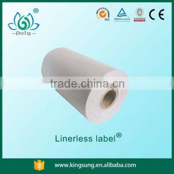Shanghai Direct Thermal Linerless Label Paper Roll Quality Choice photo-3