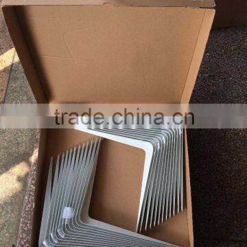 shelf bracket 250*300mm,10*12",white color,L bracket,1.1mm