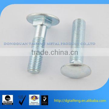 carriage bolt and machine screw