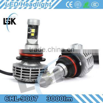 2015 G6 All-in-one Bulbs 4400LM led headlight kit H4, H13, 9004, 9007; H7, H8, H9, H10, H11, H16, 9005, 9006 bright led headlamp