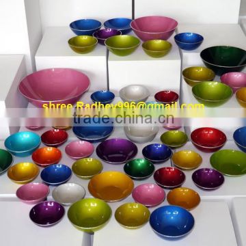 Aluminum Multi Color Bowl