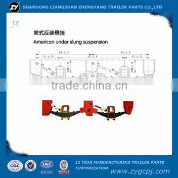 American Type Welded Tandem Suspension For Semi Trailer