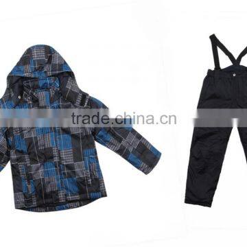 Boy's surplus stock clothing &cheap checked ski sets