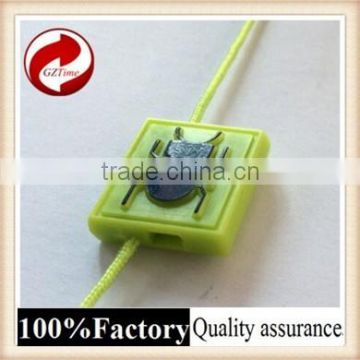 Fashional good quality plastic seal tag with logo string hang tag plastic custom shape dog tag