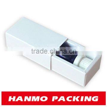 custom made&printed white color drawer box for oil essential factory price