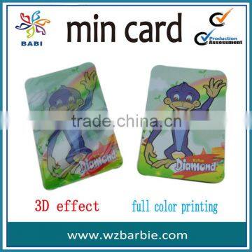 3D lenticular card printing