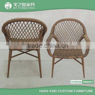 Cheap patio balcony furniture outdoor rattan bistro chair with indonesia style