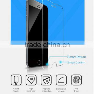 2015 Creative Design Magic Touch Tempered Glass Screen Protector for Iphone 6 With Smart Touch Back and Confirm Buttons photo-3