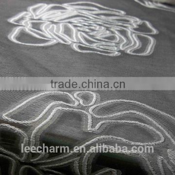 Jacquard Flower Pattern Organza Fabric