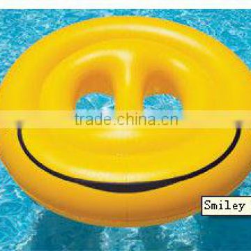 Swimline Inflatable Smiley Face Fun Island