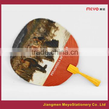 2015 Art Custom handmade Gift Hand Fan for sales advertising