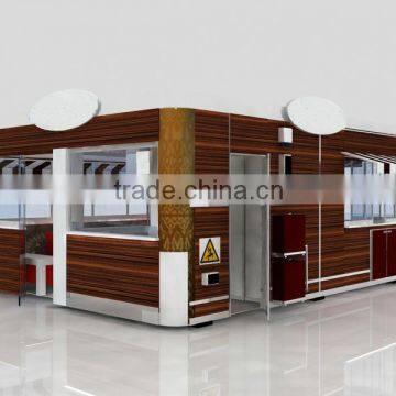 Free 3d max designed restaurant interior design, container mobile restaurant, food containers restaurant                        
                                                Quality Choice