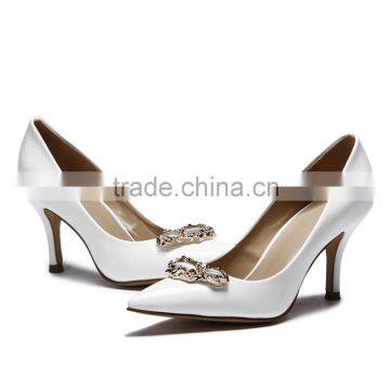 Women High Heel Shoes! Pointed Toe Leather Shoes! Plus Size Woman Shoes! Hot Sale Lady Heels Shoes photo-2