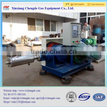 Short set-uptime cryogenic liquid transfer pump for liquid nitrogen , oxygen , co2