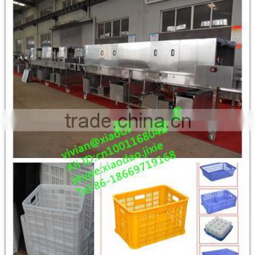 chicken turnover cages washing machine / turnover crate washing machine