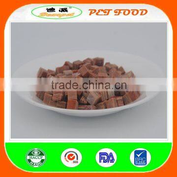 pet food pork meat cube