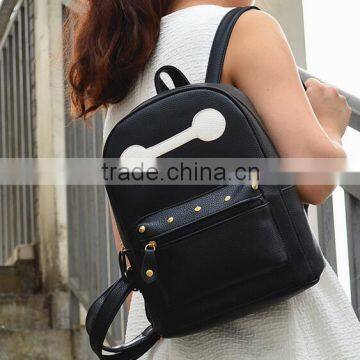 fashion school backpack 2015 high school leather backpack