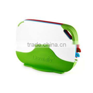 Eco friendly PP chopping board set durable color classified portable chopping board set