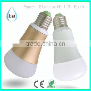 Cool color & Warm color adjustable 7W Bluetooth LED Smart Blub