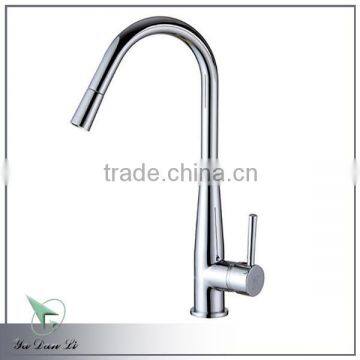 hot sale china faucet good quality single handle vertical kitchen faucet with pull out function 1052