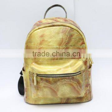 Comfort new design Fashion leather backpack hot sale Cool shinning Kids Backpack